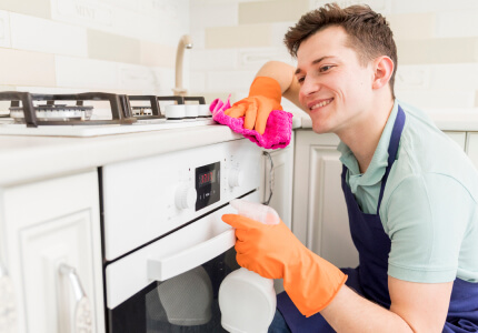 Kitchen and bath focus cleaning